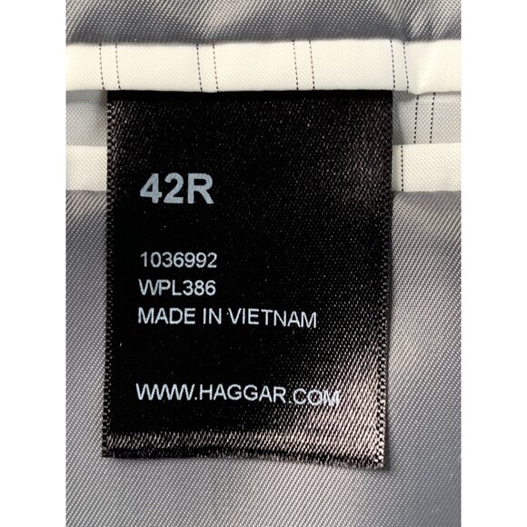 NWT 42R Mens J.M. Haggar Slim Fit Stretch Suit Seperate Jacket Gray Blazer - Picture 3 of 12